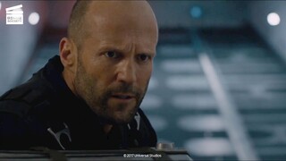 The Fate of the Furious: Shaw infiltrate the plane HD CLIP