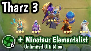 Lawan Semua Combo Meta Pake Combo Tharz Skill 3 Minotaur Elementalist No Counter  | Magic Chess