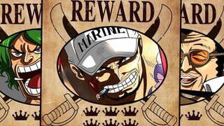 One Piece 1089 Pre - CHẤN ĐỘNG Tiền Truy Nã Akainu! VẬN ĐEN của Luffy từ con số 3 TỶ?