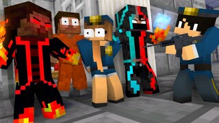 Monster School : Herobrine Brotherhood Prison Escape - Funny Minecraft Animation