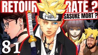 SASUKE MORT ? DESIGN ? PROBLÈME DE CETTE SUITE ! BORUTO CHARISMATIQUE  -  BORUTO 81 - REVIEW MANGA