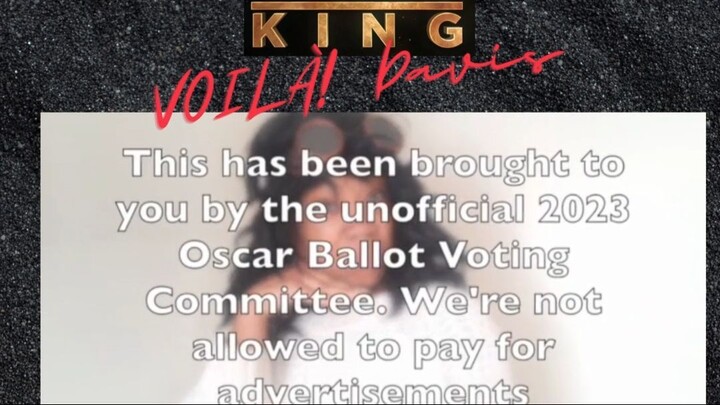 Voilà Davis Oscar Campaign