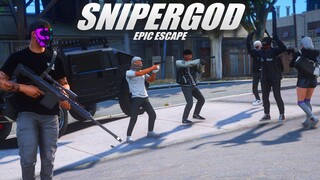 SNIPERGOD ! KEI SO ANGRY !! AKSI PENYELAMATAN SEMUA TEMAN !!! GTA 5 ROLEPLAY