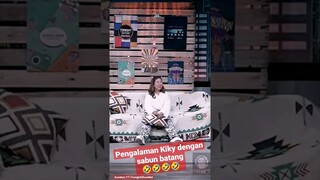 Pengalaman Kiky dengan sabun batang🤣🤣🤣🤣#tonightshow #nettv #tonightshownet #desta #vincent #enzy