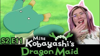 BABY TOHRU - Miss Kobayashi's Dragon Maid S2 E11 REACTION - Zamber Reacts