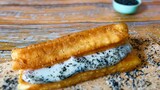 [Vlog ẩm thực] Quẩy bọc bánh nếp vừng hot nhất trên mạng