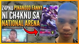 Z4pnu PINANOOD FANNY ni CH4KNU sa NATIONAL ARENA | Laughtrip 😂 | Mobile Legends