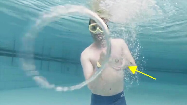 How to Shoot Underwater Bubble Rings With a Coca Cola Bottle