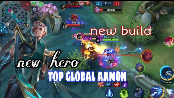AAMON new hero. membantai dengan aamon, yuk gas yuk