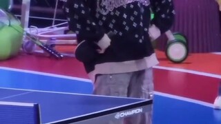 vicnic w/ jimin playing table tennis