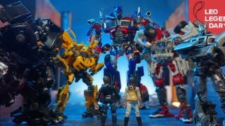 Hoạt hình tĩnh vật Transformers [Tái hiện hoàn hảo cảnh Optimus Prime gặp Sam trong phim]