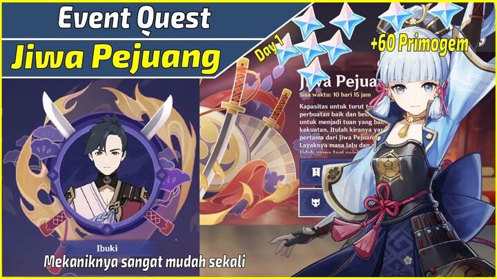 New Event Genshin Impact Jiwa Pejuang Hari Ke 1