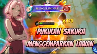 [TA] PUKULAN SAKURA MENGGEMPARKAN LAWAN😱