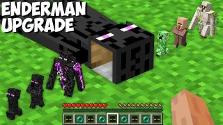 Why did I TRANSFORM ALL MOBS INTO ENDERMAN MOBS in Minecraft ? INCREDIBLE ENDERMAN UPGRADE !