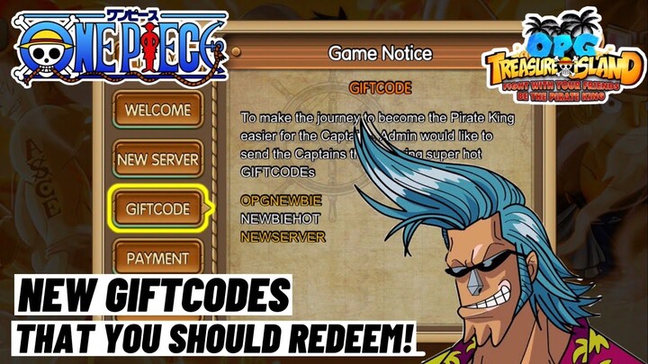 New Permanent Gift Codes That You Should Redeem! OPG: Treasure Island Mobile