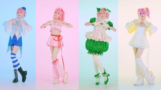 【一人四役】亚梦变身！翻跳守护甜心op 3min版