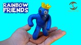 ROBLOX | Making Rainbow Friends Sculptures - Blue Monster