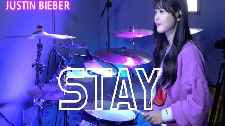 No fancy moves, just drumming! Justin Bieber's "Stay" drum cover