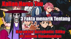 Kalian Harus Tau 3 Fakta Menarik Tentang Karakter Acrobatic Silky di anime Dandandan