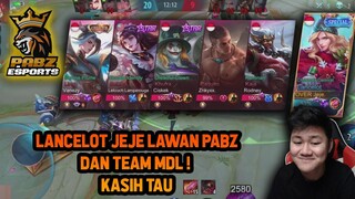 LANCELOT JEJE LAWAN PABZ TEAM MDL KUAT ! AUTO MODE TURNAMEN - Mobile Legends