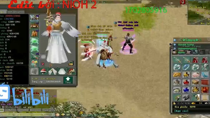 show trang bị conb dương gia thương vip nhất sever #volam2