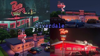 Riverdale Pop's Diner Inspired (NO CC) - TS4 [SPEED BUILD]