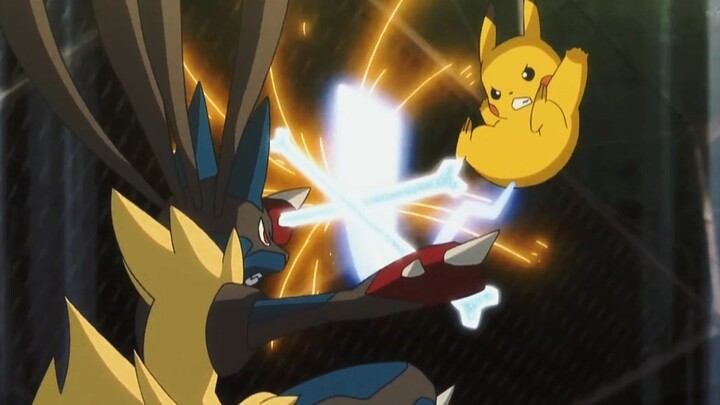 Pikachu defeated Lucario for the first time, and Iron Tail performed a legendary operation!