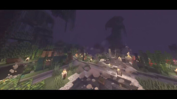 M/V Umbrella - Ember Island จากเกม Minecraft