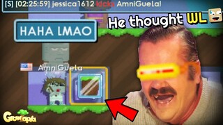 DROP GAME PRANK !! 🤣  [ i got scammed 1 Dirt ] || Growtopia