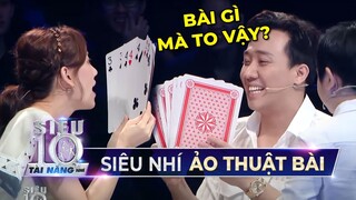 Siêu Nhí 9 tuổi khiến Trấn Thành TÂM PHỤC KHẨU PHỤC với tài ảo thuật bài CỰC ĐỈNH | STNN Tập 8