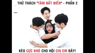 Thử thách được các soái cá ôm và phản ứng của chị em #giaitri