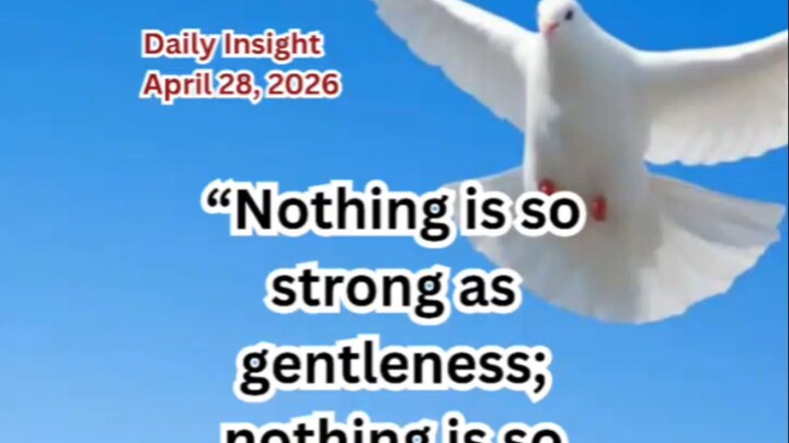 Daily Insight April 28, 2026 #faith #saint #insight