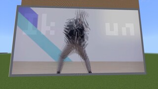 هل من الممكن حقًا إنشاء صورة متحركة لكونكون باستخدام نمط موير في ماينكرافت؟!