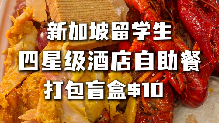 🇸🇬 Singaporean international student hotel buffet: 10 SGD leftover mystery box