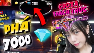 Phá Gần 8000 Kim Cương Săn Groza Thách Thức Và Cái Kết ... || Cá Mòi TV Free Fire
