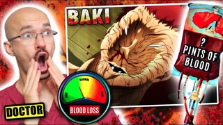 DOCTOR Breaks Down How Much BLOOD BAKI Characters Have