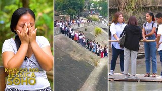 Mga taga-Dingle, Iloilo, tinitiis ang mahabang pila para makatawid ng ilog | Kapuso Mo, Jessica Soho