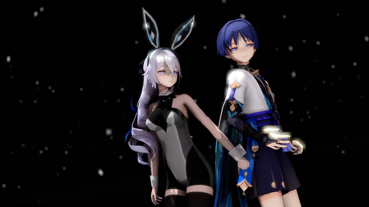 Scattered soldier Bronya bunny girl trouble maker
