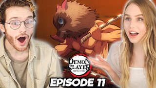 A Boar Demon Slayer?! Tsuzumi Mansion! | Demon Slayer: Kimetsu no Yaiba Ep. 11 REACTION