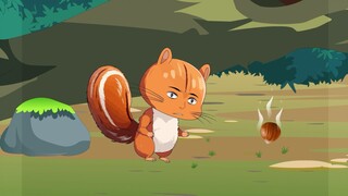 Tupai salju tertarik dengan hazelnut panggang saya dan diam-diam mengikuti saya pulang.