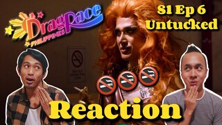 FilAms Watch Drag Race Philippines - UNTUCKED Episode 6 REACTION