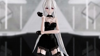 [MMD·3D]Yowane Haku in black dress and stockings - Playing with Fire