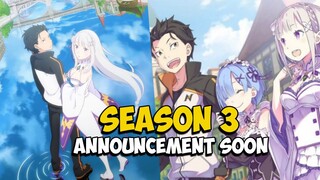 Re:Zero Season 3 Release Date Announcement Soon?