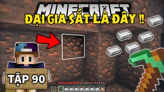 THỬ THÁCH SINH TỒN MINECRAFT 1.15 | Tập 90 | Đào Hết Sắt Trong Minecraft Và Thử Thách Khó !!