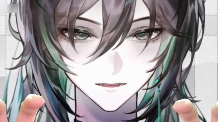 Look how happy he is smiling.