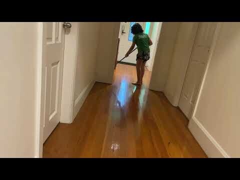 My crystal helping me to clean