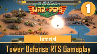 WARPIPS Tutorial | Tower Defense RTS PC Gameplay