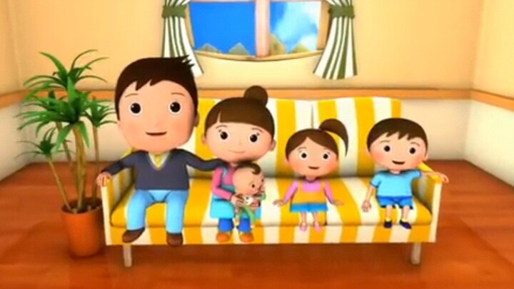 Daddy Finger Let's Learn Nursery Rhymes with Little Baby Bum!