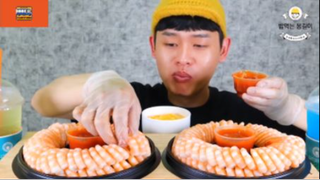 Mukbang : ăn tôm siêu ngon #anngon