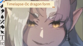 ILLUSTRATION MAKING[Oc-dragon form]